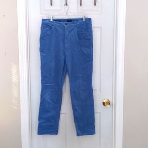 Talbots corduroy straight leg pants curvy fit